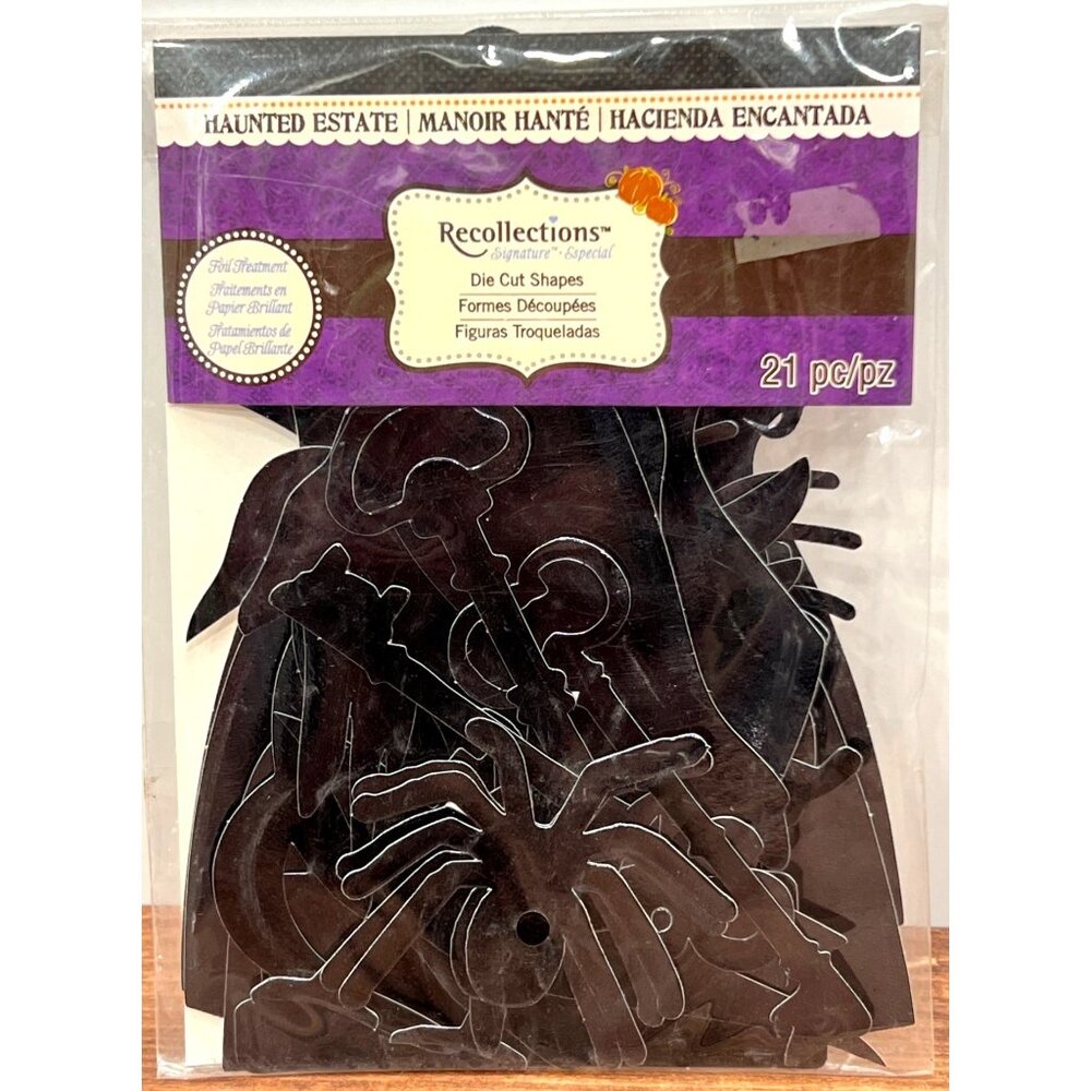 Recollections Halloween Die Cut Shapes 21 Piece Set Haunted Estate Collection